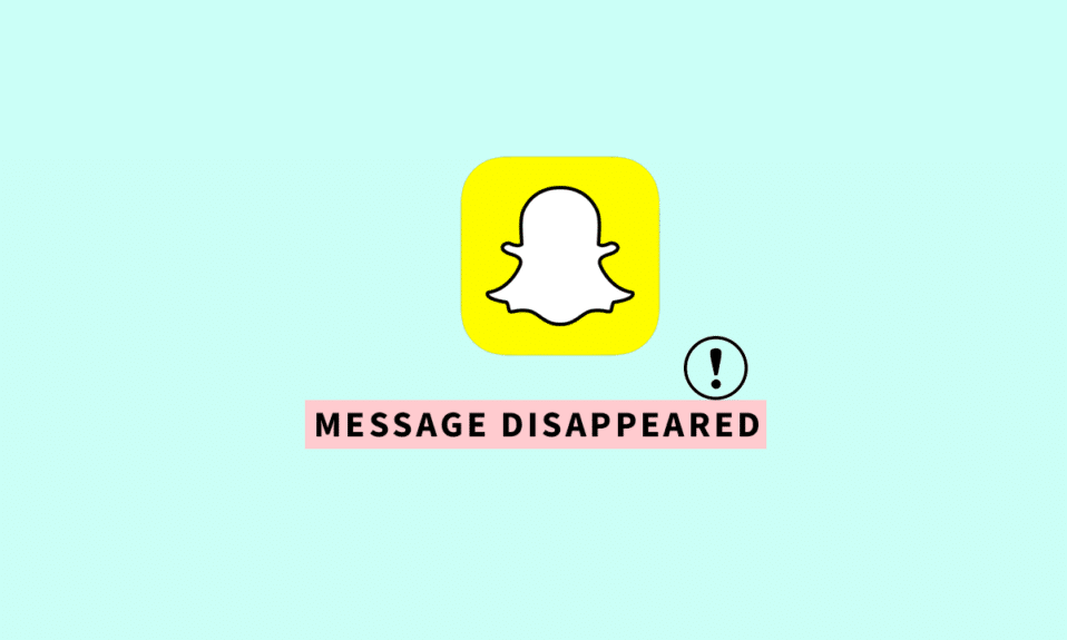 Fix Snapchat Message Disappeared Issue