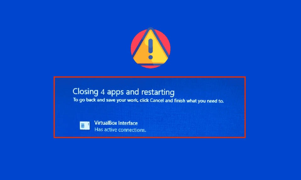 Fix VirtualBox Interface Has Active Connections Error Message