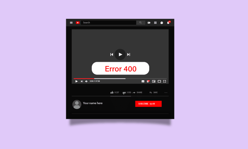 Fix YouTube Error 400 in Google Chrome