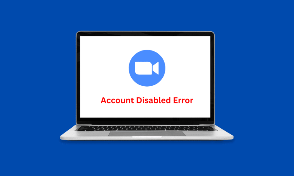 Fix Zoom Account Disabled Error