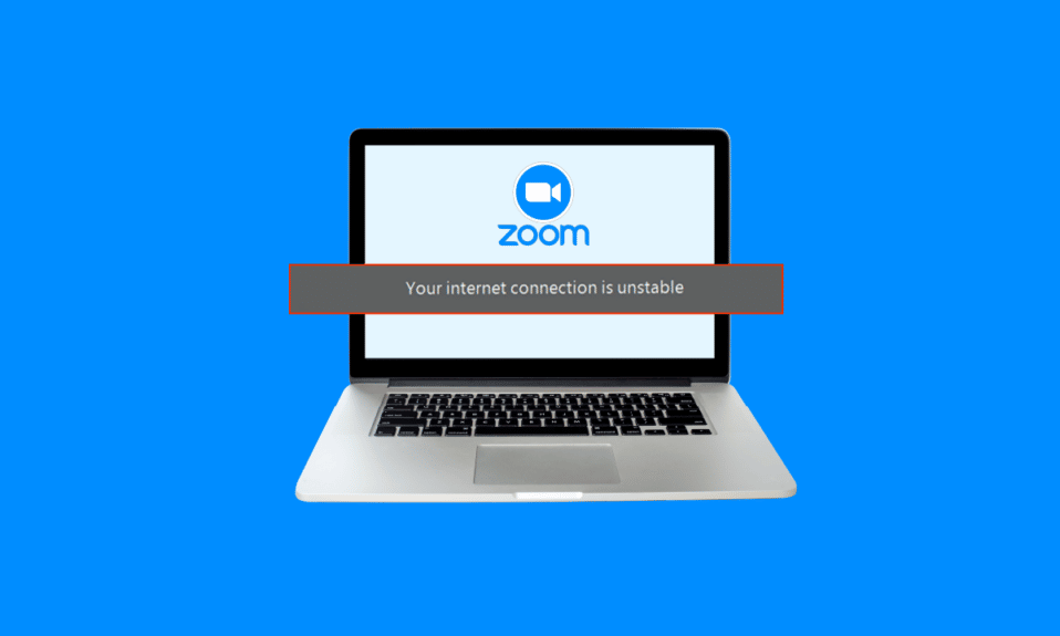 Fix Zoom Unstable Internet Connection Error