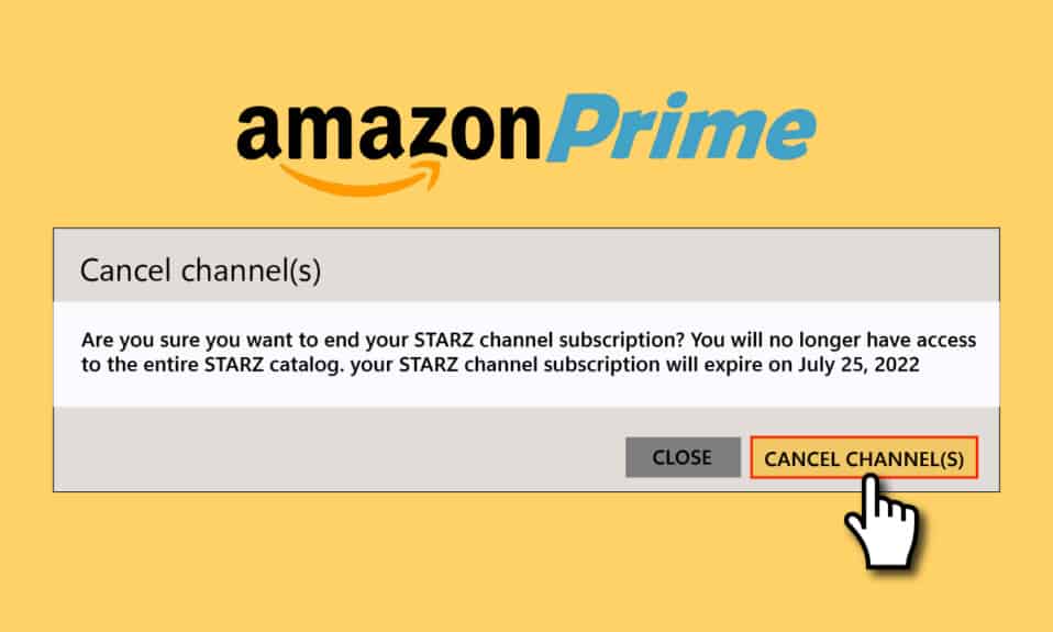 How Do I Cancel Starz Subscription on Amazon