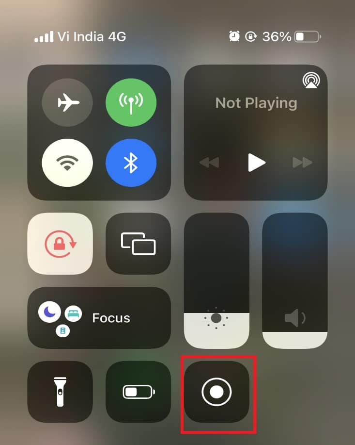 Download the OnlyFans video on your iPhone using the screen-recording option.