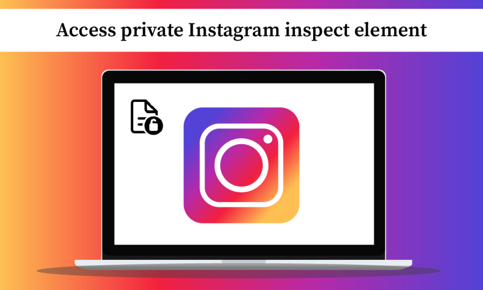How to Access Private Instagram Inspect Element