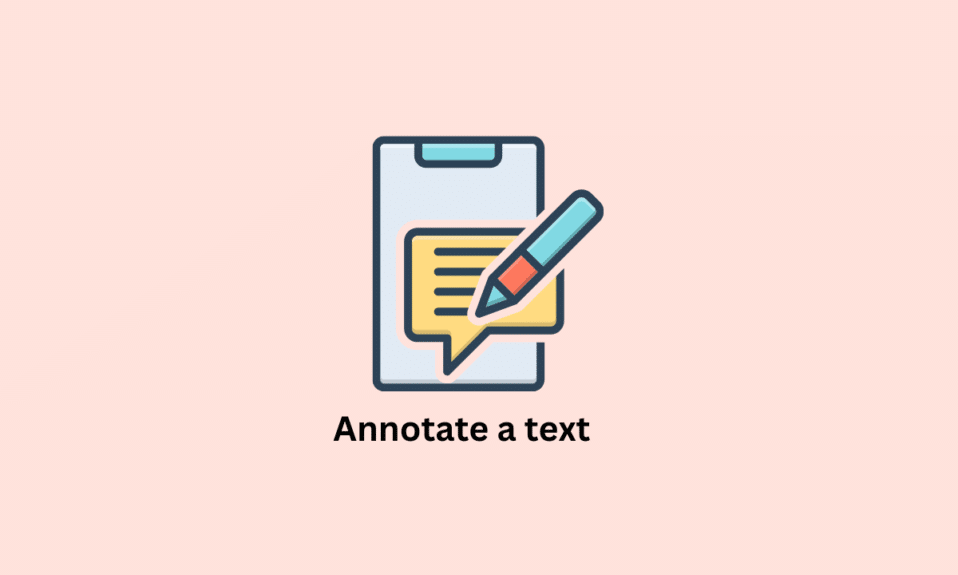 How to Annotate a Text