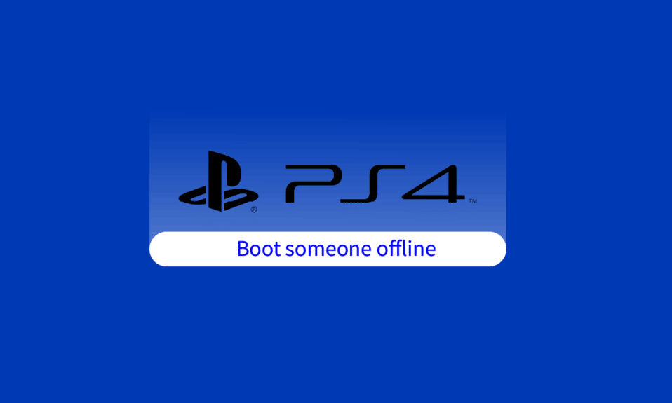 How to Boot Someone Offline PS4
