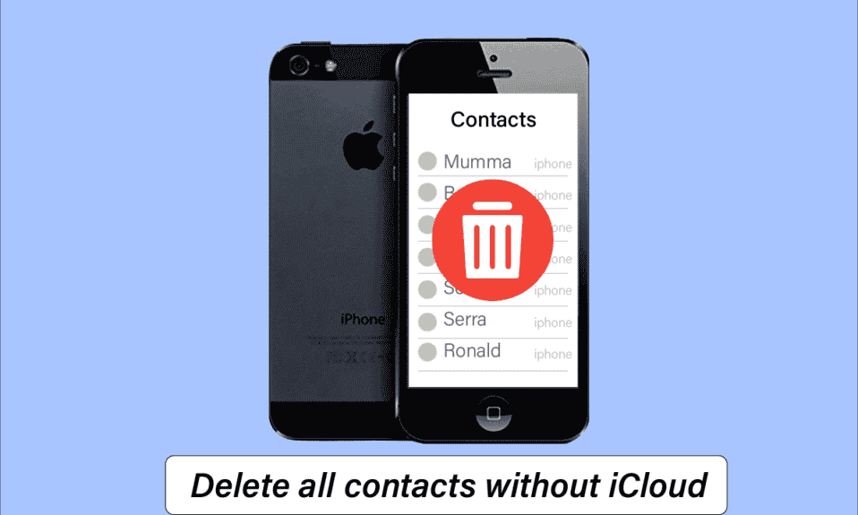 How to Delete All Contacts from iPhone 5 Without iCloud