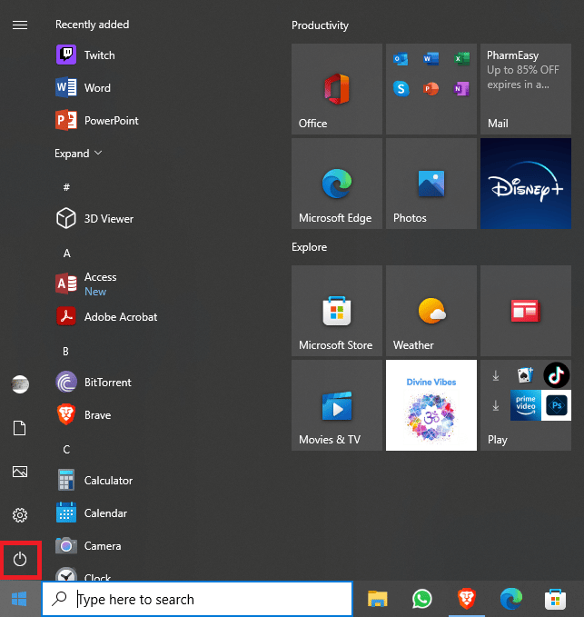 click the power icon. how to cool down laptop while gaming