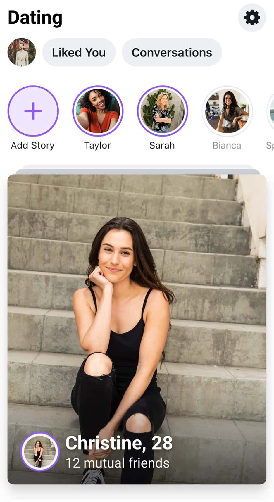 Facebook dating app