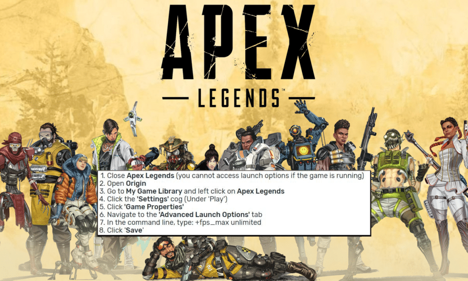 How to Limit FPS in Apex Legends