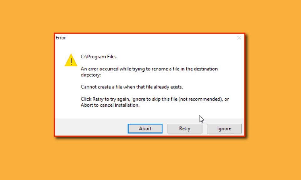 How to Rename file in Destination Directory in Windows 10