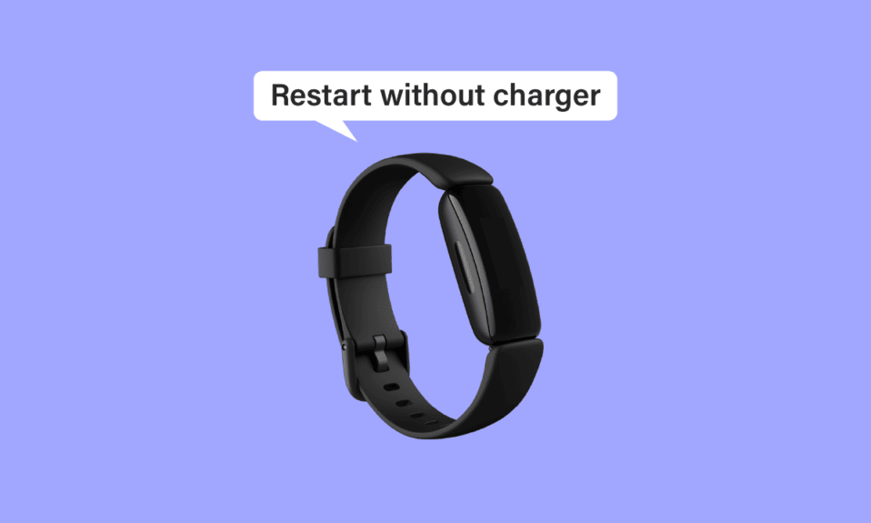 How to Restart Fitbit Inspire without Charger