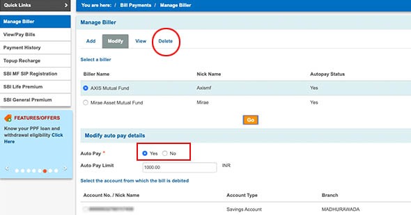 How to cancel SIP in Axis mutual fund