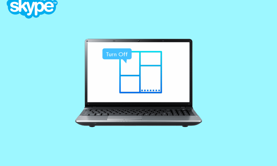 How to Turn Off Skype Split Screen