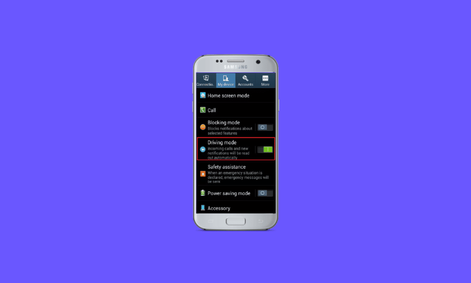 What is Samsung Driving Mode?