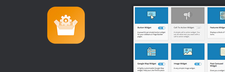 SiteOrigin WordPress widget plugin banner