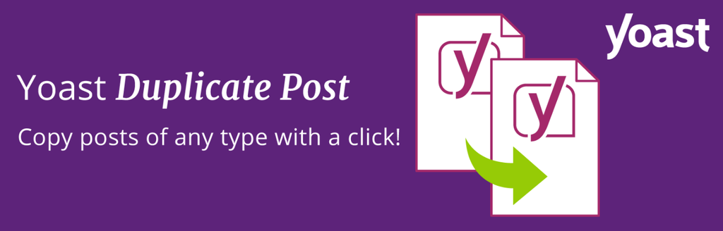 Yoast Duplicate Post WordPress plugin banner