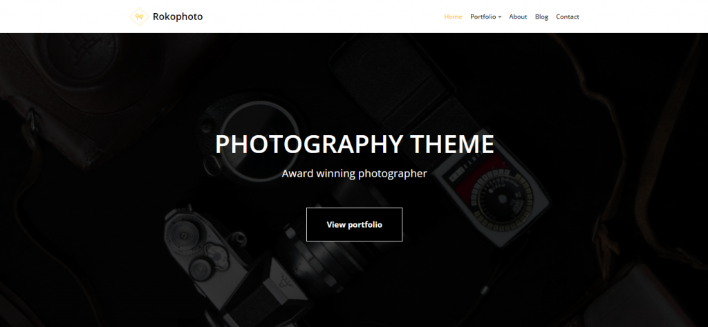 Neve WordPress photography theme