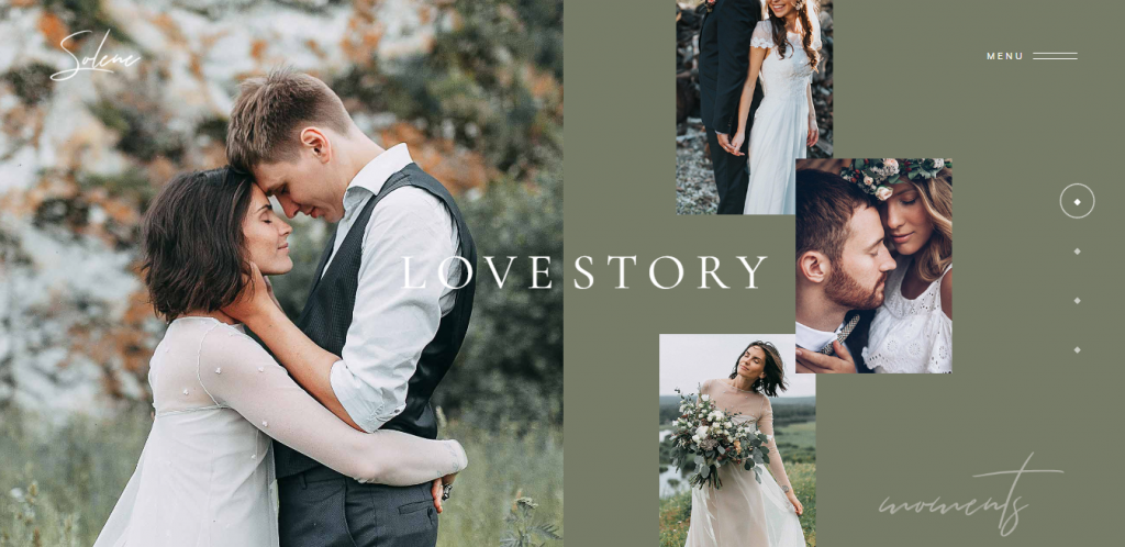Solene WordPress photography theme