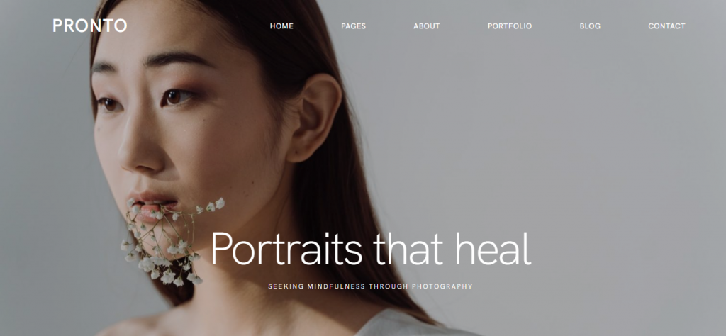 Pronto-All-in-One WordPress photography theme