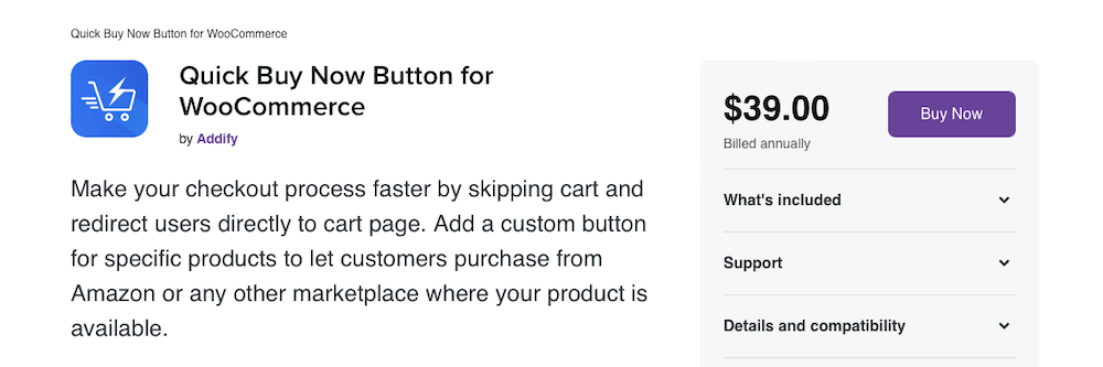 Quick Buy Now Button for WooCommerce