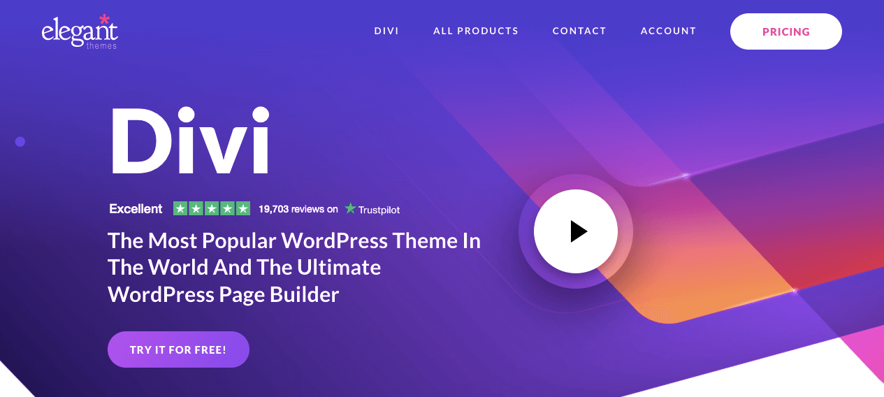 Divi page builder
