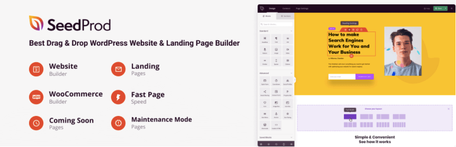 SeedProd page builder