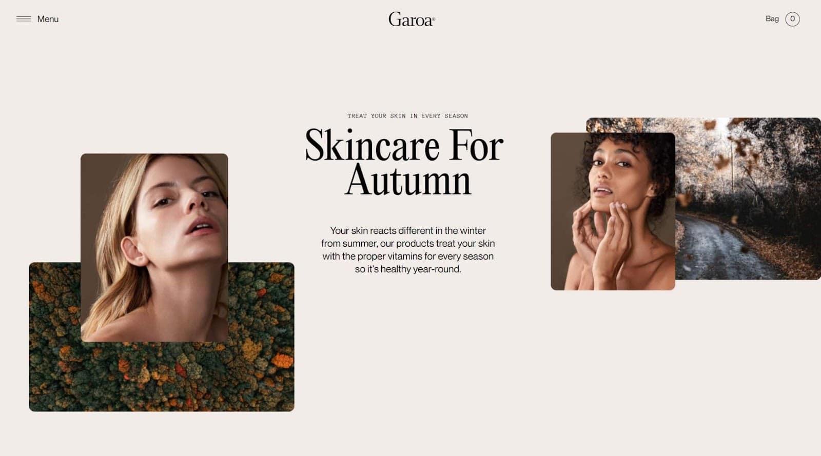 Garoa website homepage