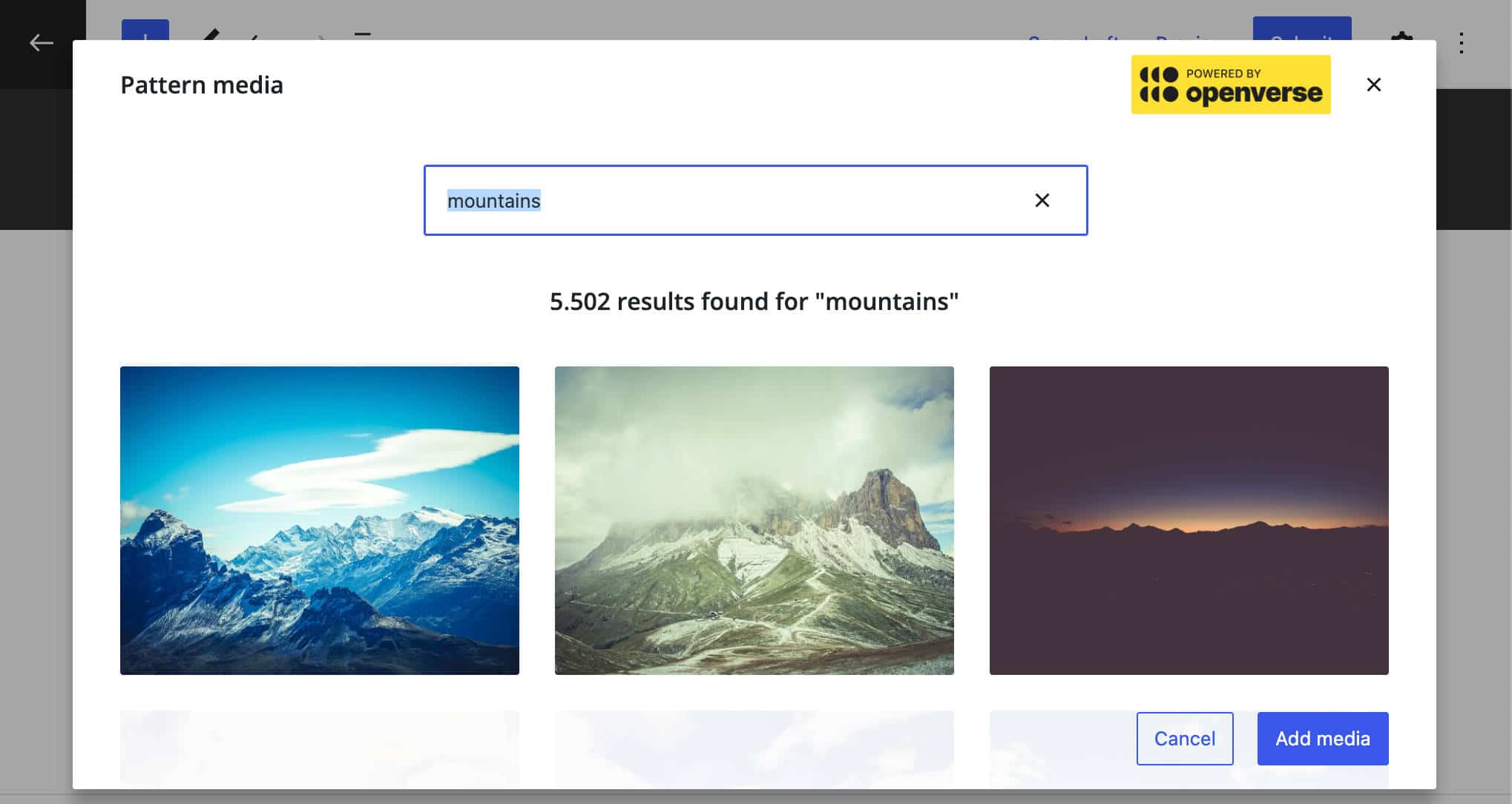 A screenshot of the Pattern Creator tool.