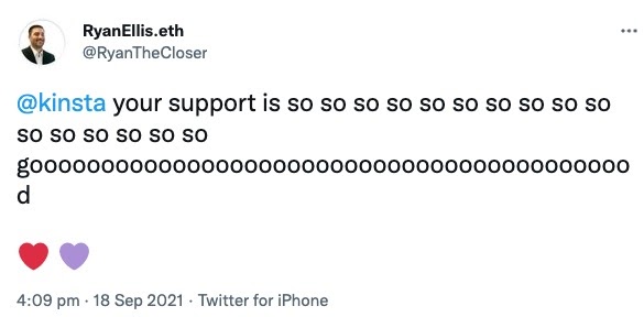 A Twitter screenshot from @RyanTheCLoser that says 