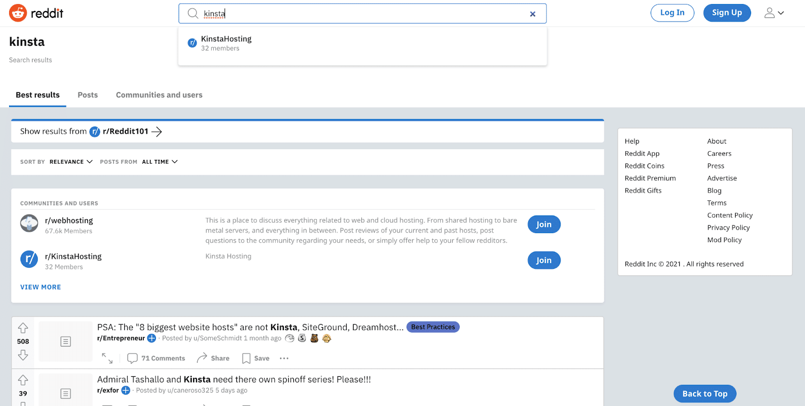 The Reddit image search engine