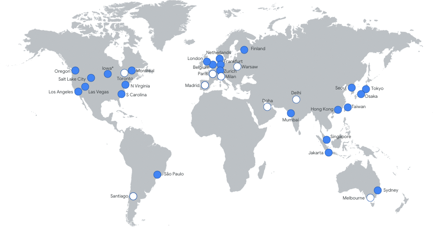 Google Cloud Regional Network