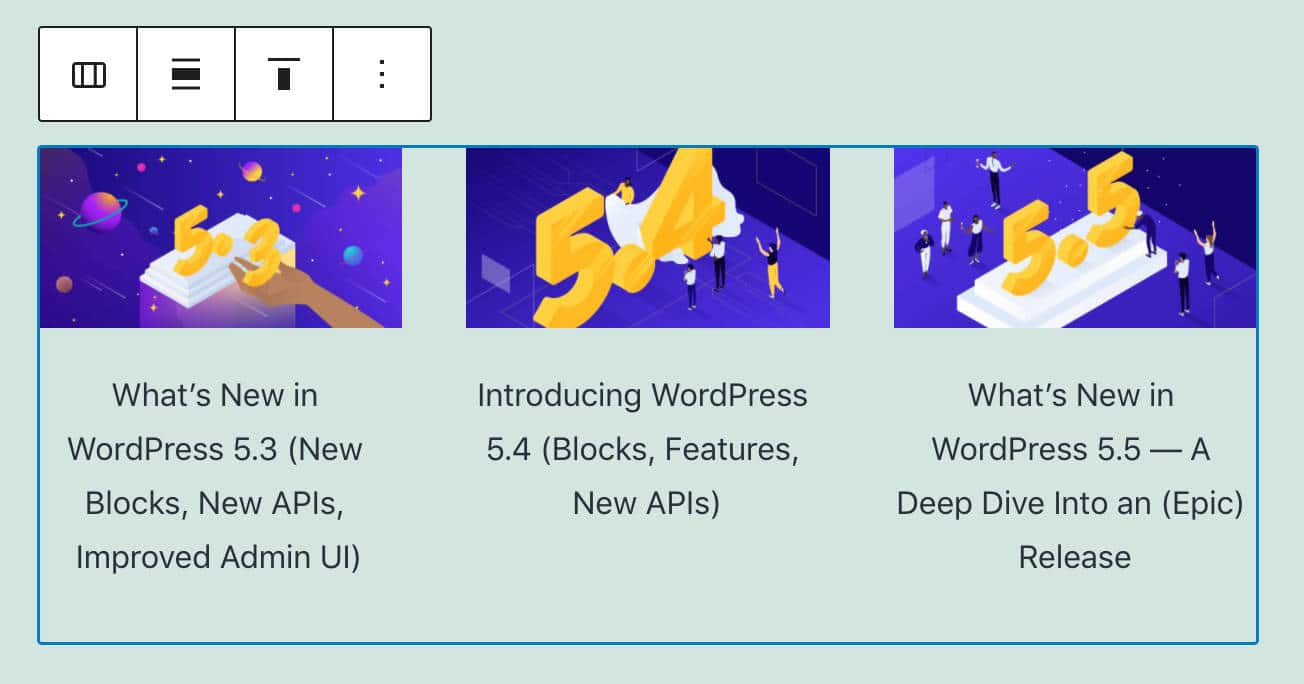 columns block