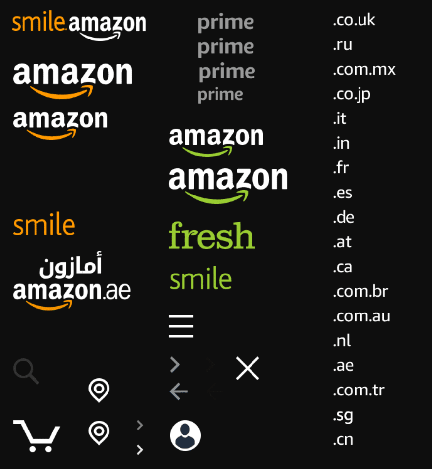 An example of CSS sprites from Amazon. You use CSS to 