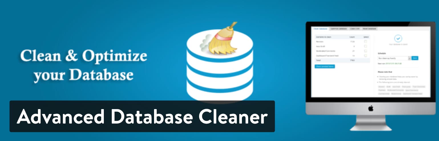 Advanced Database Cleaner plugin
