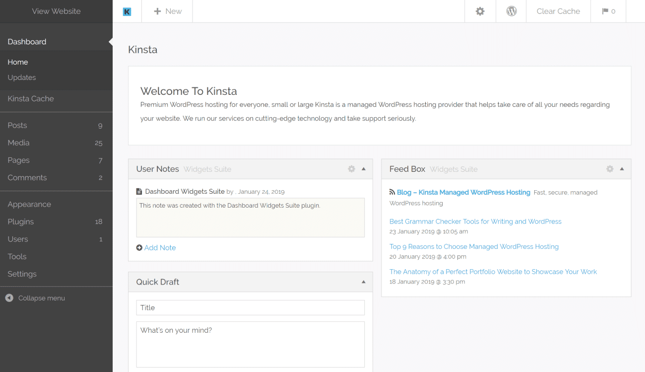 Kodeo WordPress admin theme
