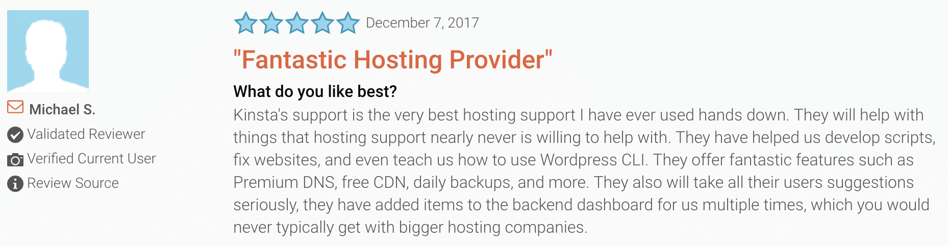 Kinsta review