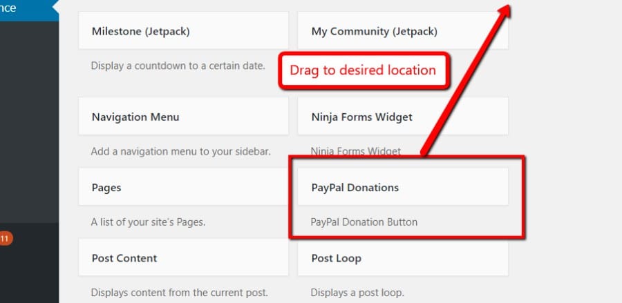 PayPal Donations plugin widget PayPal Donations plugin widget