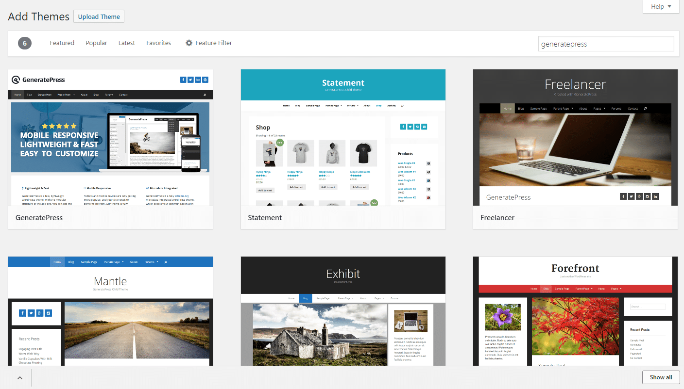 wordpress themes