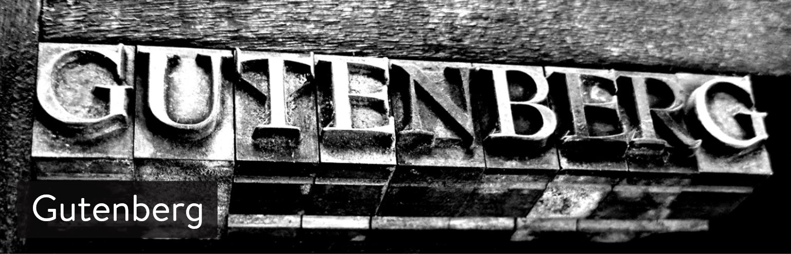 The Gutenberg block editor