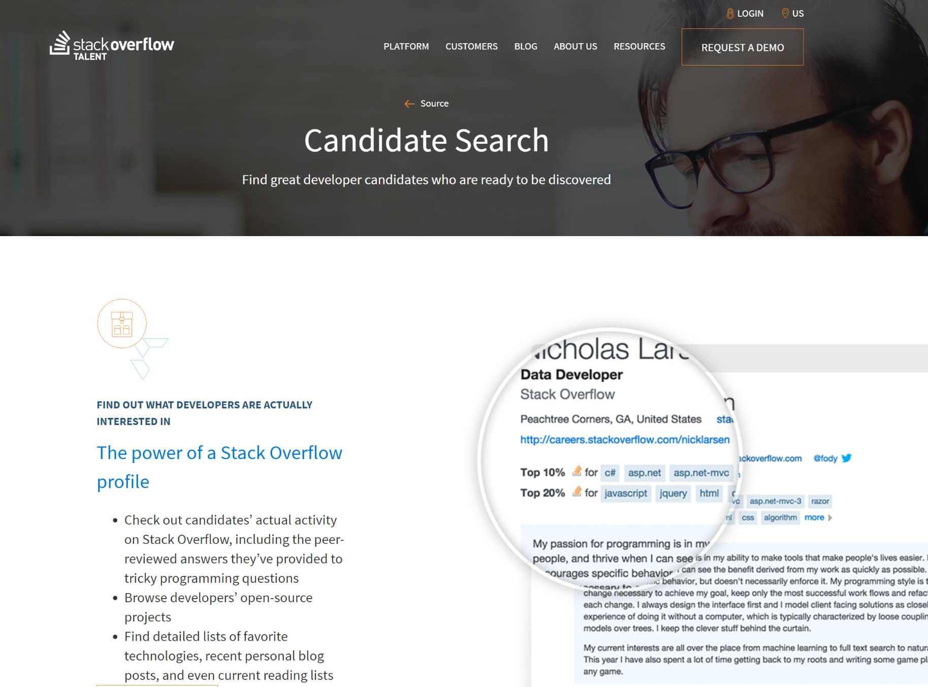 Hire WordPress developers at the Stack Overflow jobs board