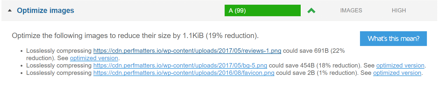 optimize images