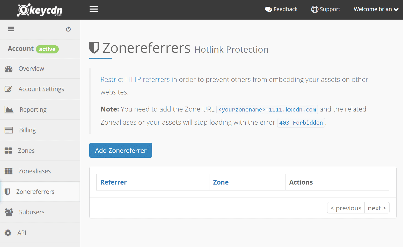 keycdn hotlink protection