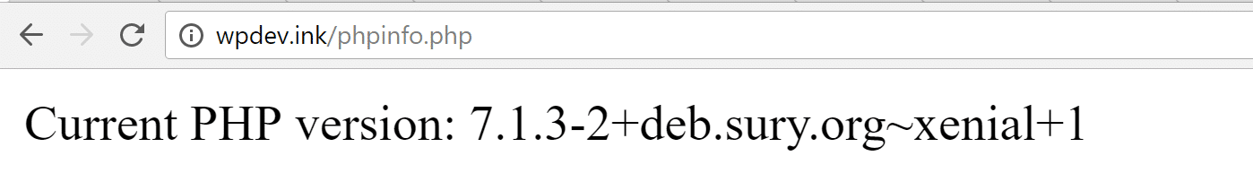 Check PHP version in browser check php version browser