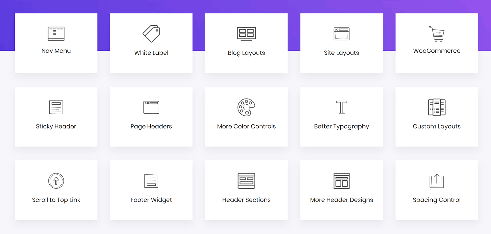 Astra Pro Features List