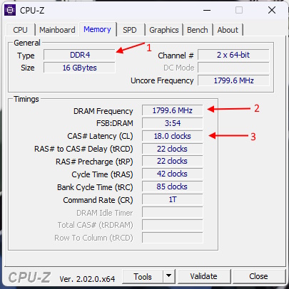 RAM SPECS