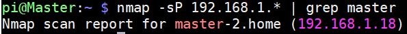 nmap scanning cluster ip