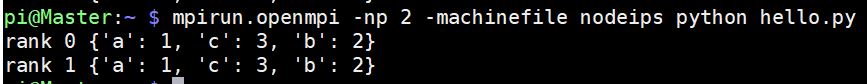 cluster python script