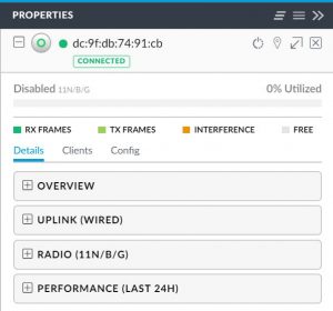 unifi ap properties