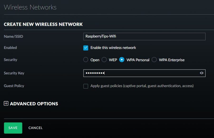 new wireless network creation